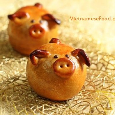 Bánh Trung Thu hình con heo
