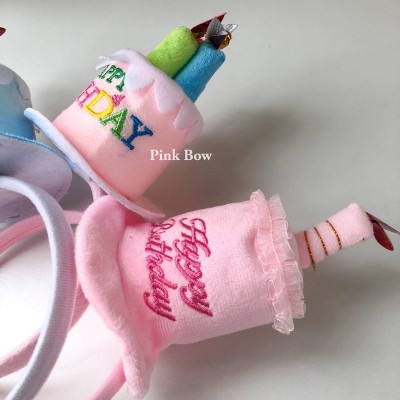 CÀI TÓC BẰNG VẢI HÌNH BÁNH SINH NHẬT